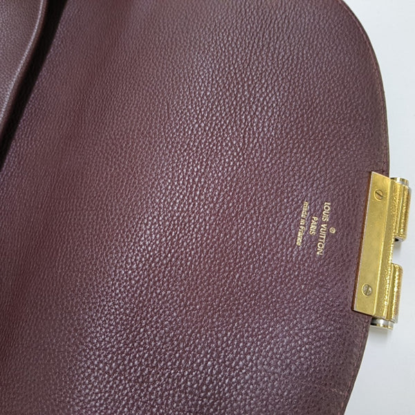 OLYMPE MM Monogram Coated Canvas Brown