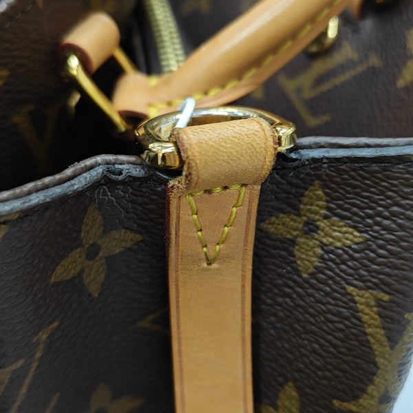 MONTAIGNE Monogram Coated Canvas Brown