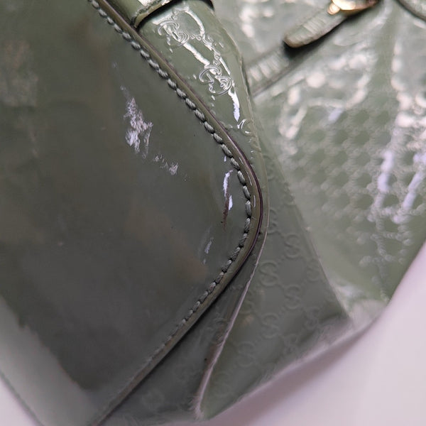 Microguccissima Monogram Calfskin Green