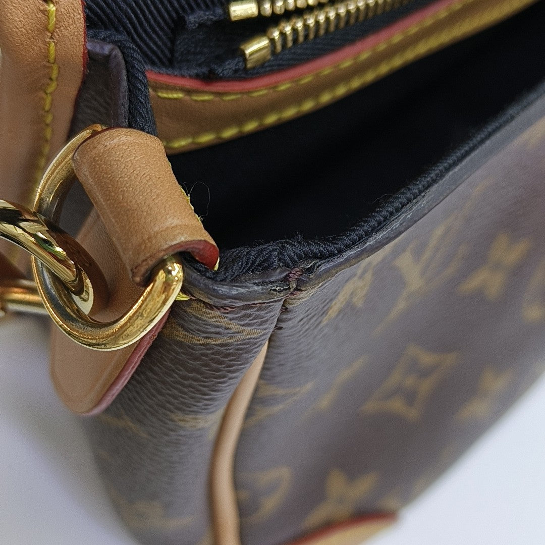 DIANE Monogram Coated Canvas Brown