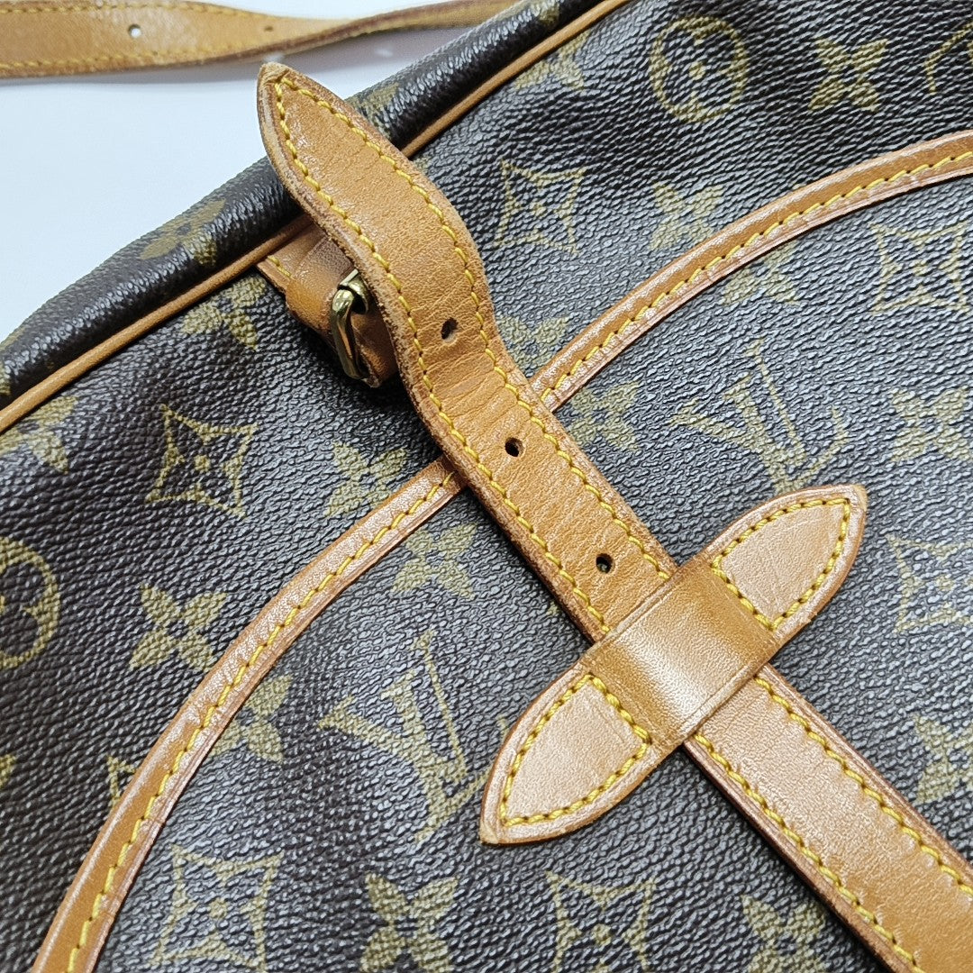 SAUMUR Monogram Coated Canvas Brown