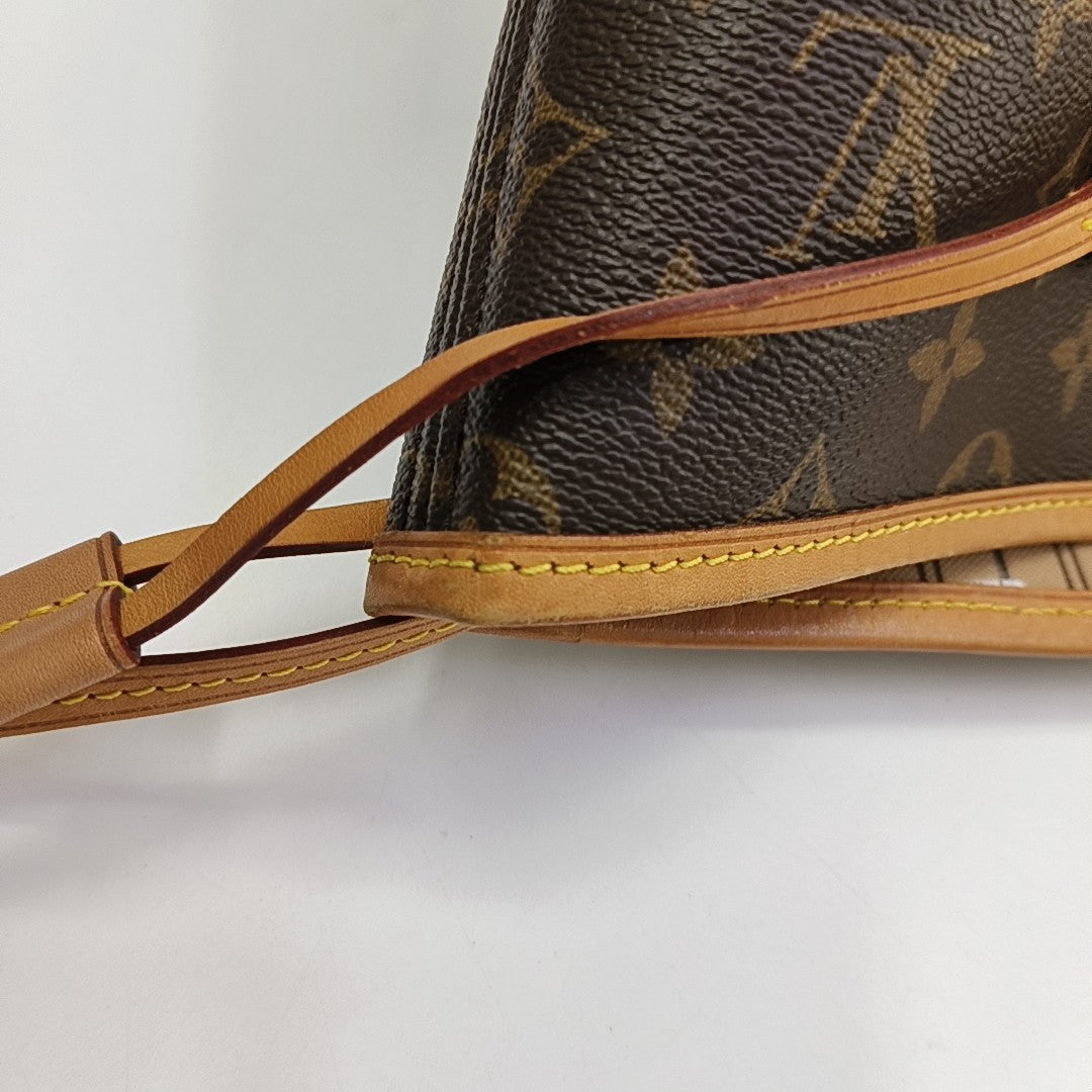 NEVERFULL GM Monogram Coated Canvas Brown