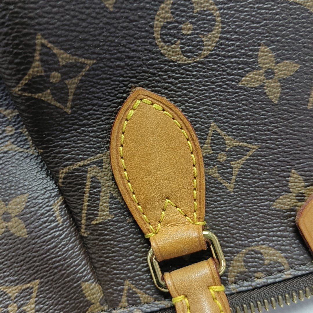 TURENNE Monogram Coated Canvas Brown