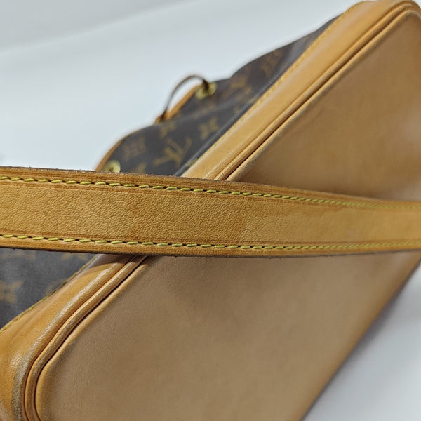 NOÉ BB Monogram Coated Canvas Brown