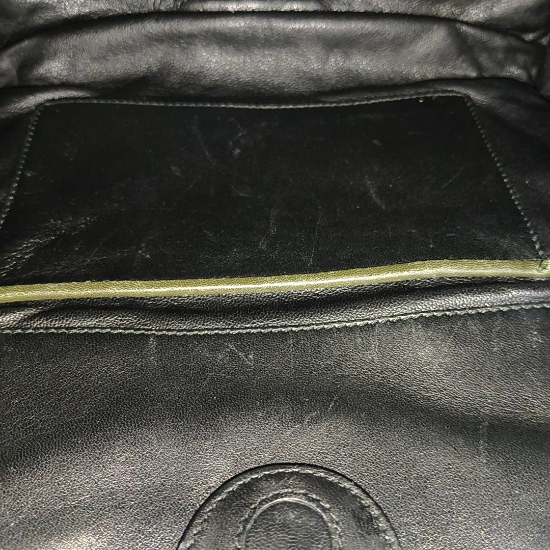 Quilted Lambskin Shoulder Bag Green