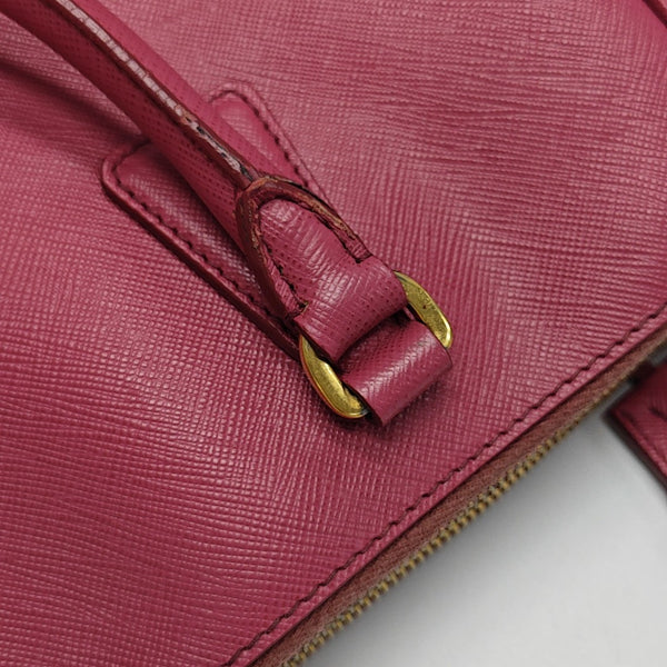 Galleria Medium Saffiano Calfskin Red