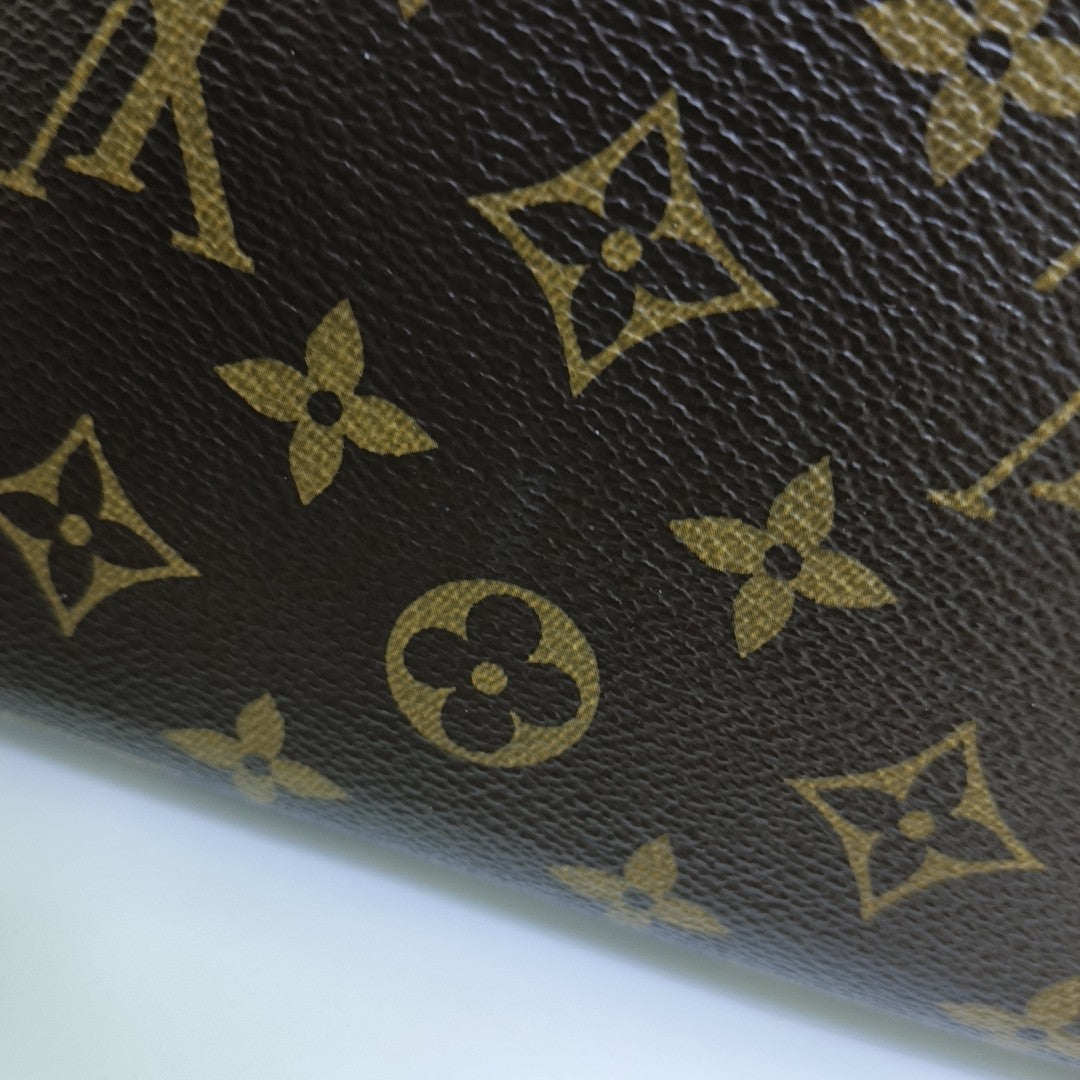 CARRYALL MM Monogram Coated Canvas Brown
