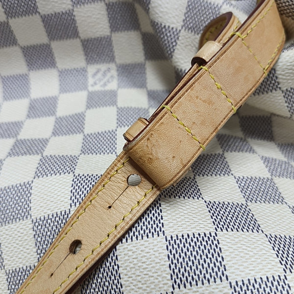 SPERONE Damier Azur Coated Canvas White