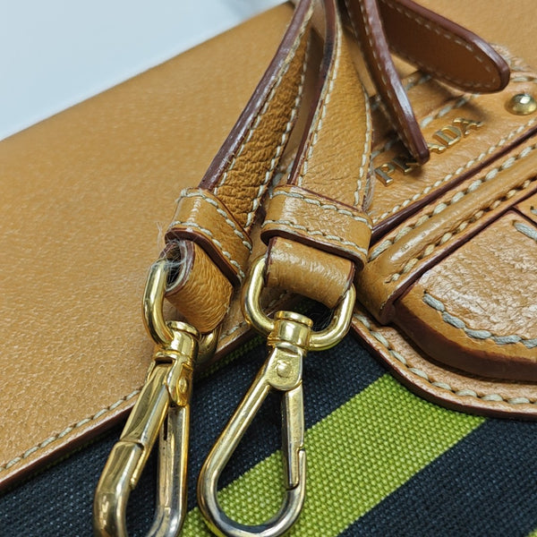 Fabric Shoulder Bag Multicolor