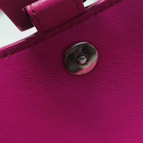 Hourglass XS Quilted Calfskin Red