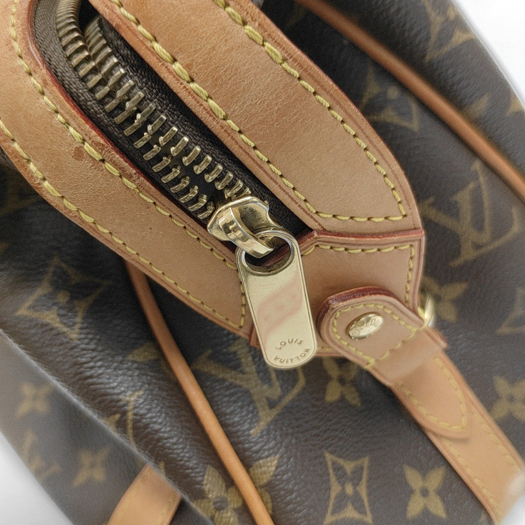 STRESA Monogram Coated Canvas Brown