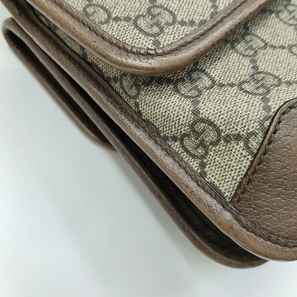 Neo Vintage Small Monogram Coated Canvas Beige