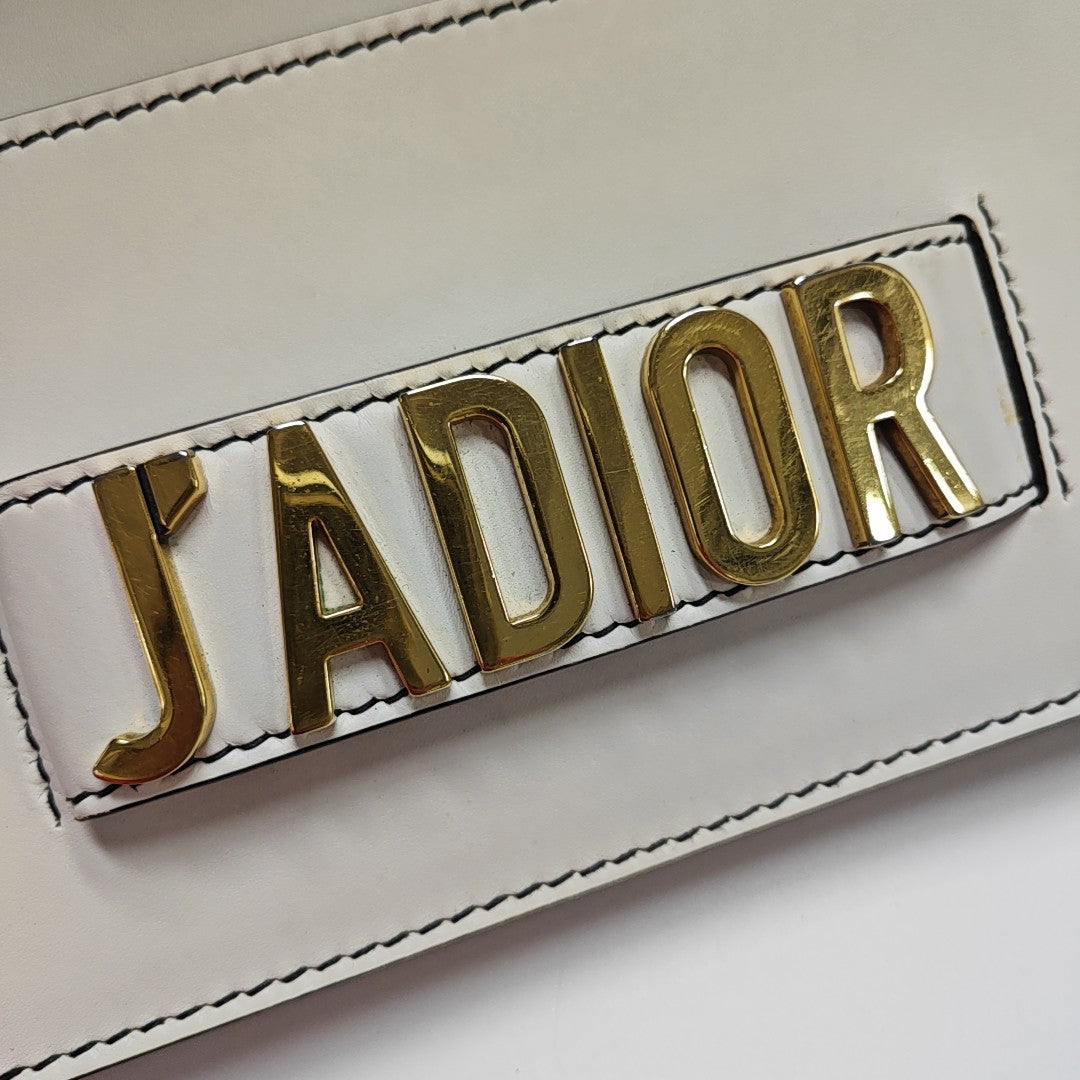 J'adior Calfskin White