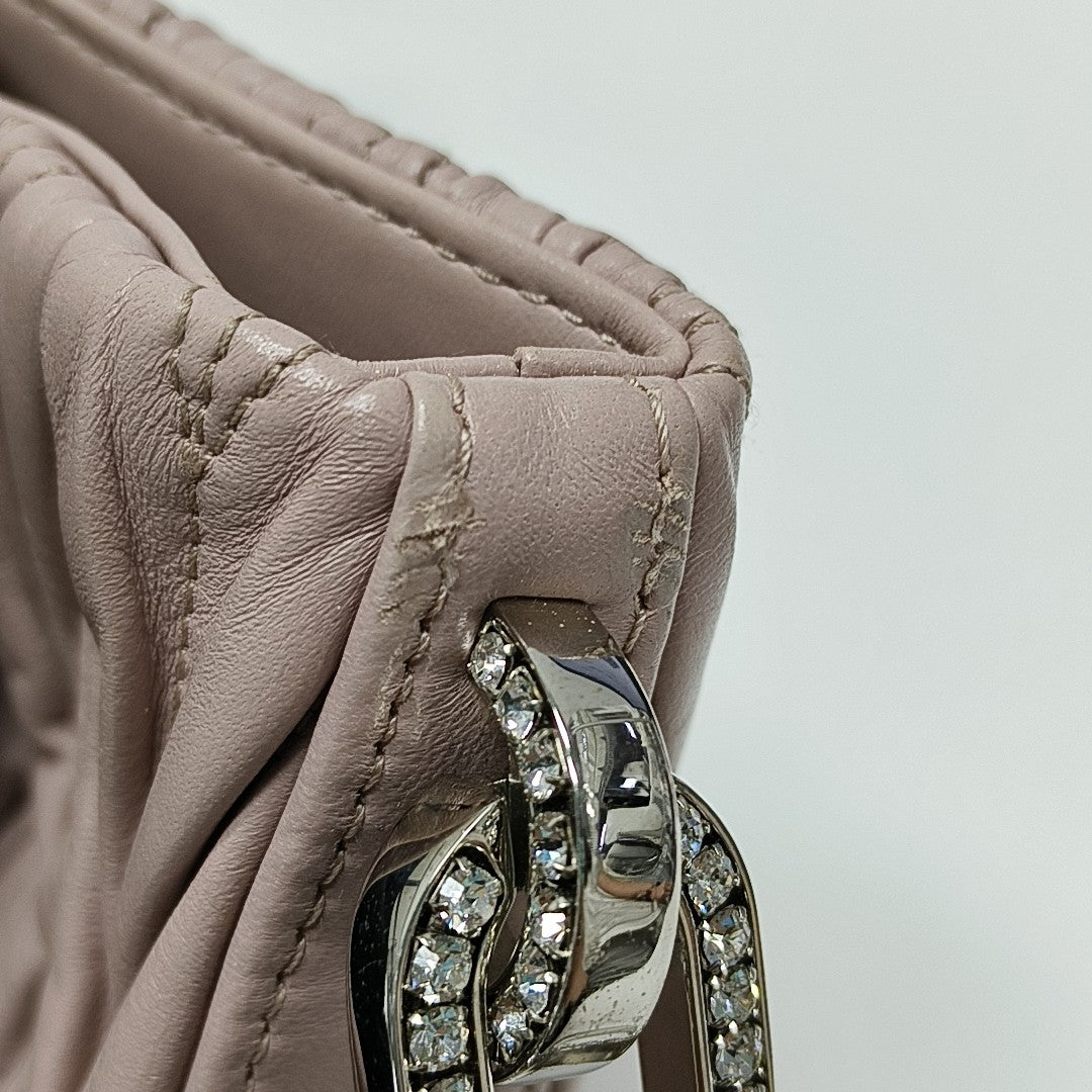Matelassé Quilted Lambskin Pink