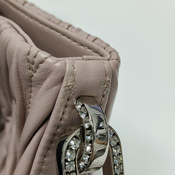 Matelassé Quilted Lambskin Pink