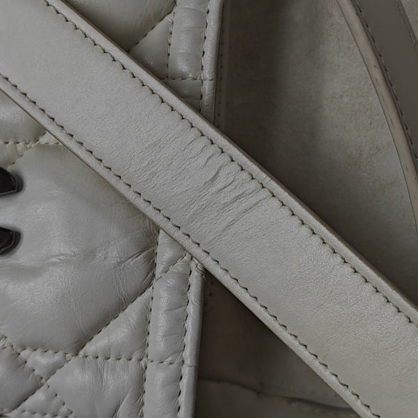 Diorcamp Small Cannage Calfskin White