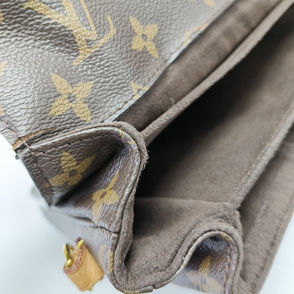 Lona Revestida Monogram marrón Métis MM