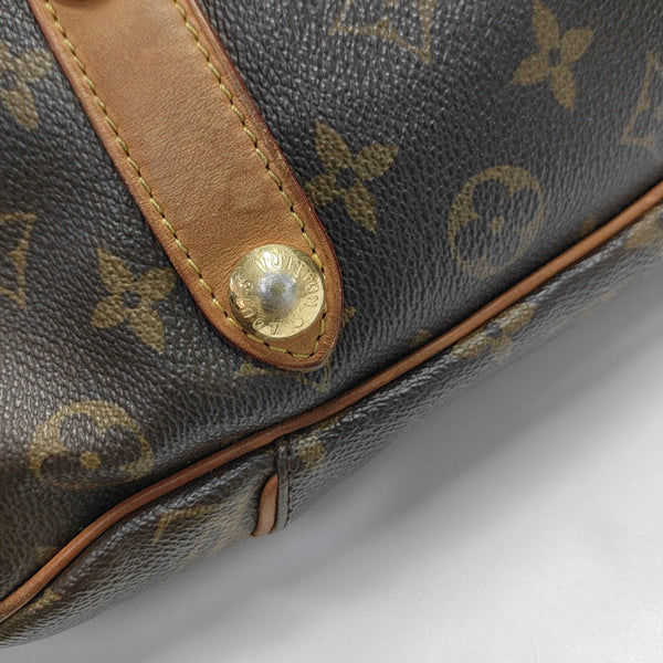 GALLIERA Monogram Coated Canvas Brown