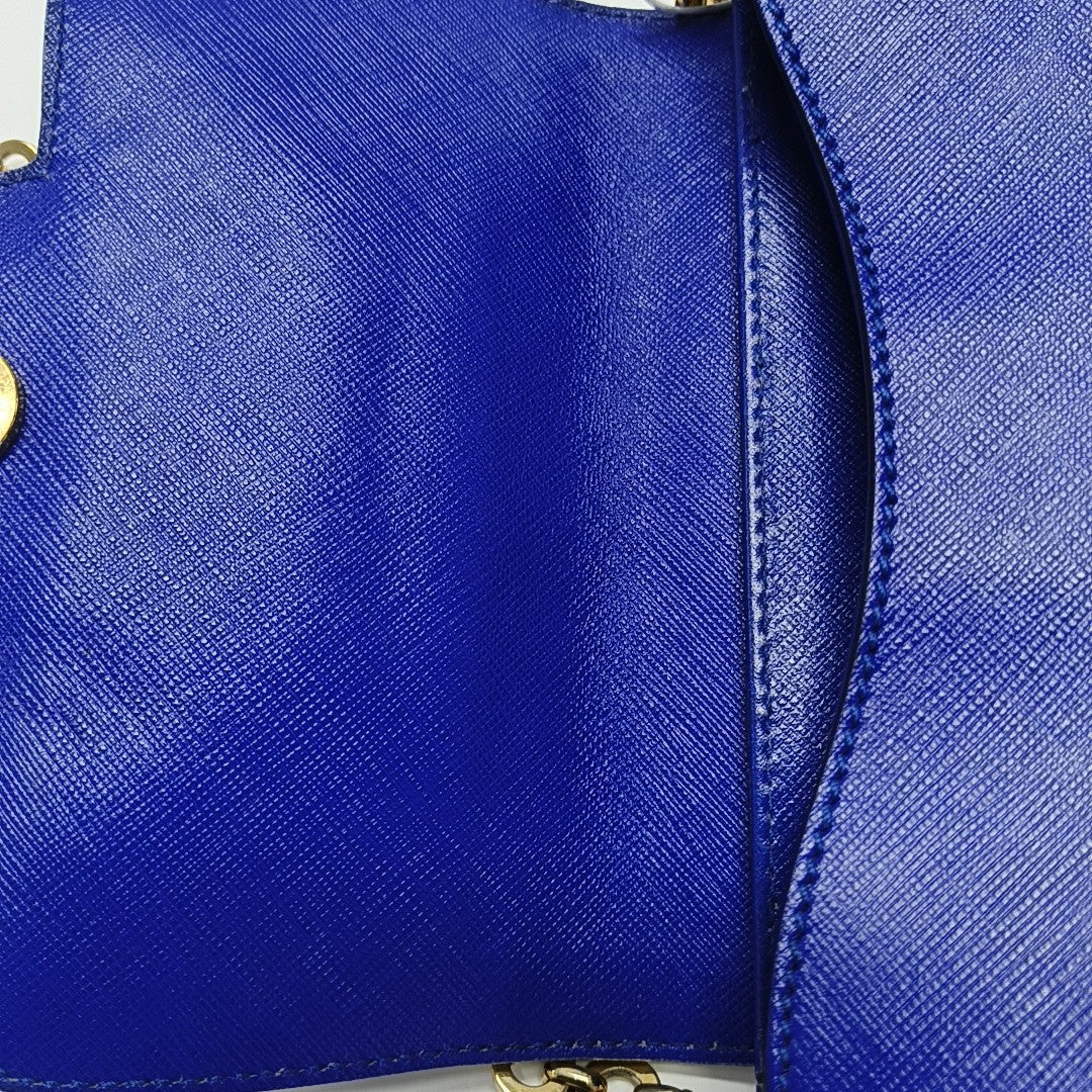 Gancini Calfskin Blue