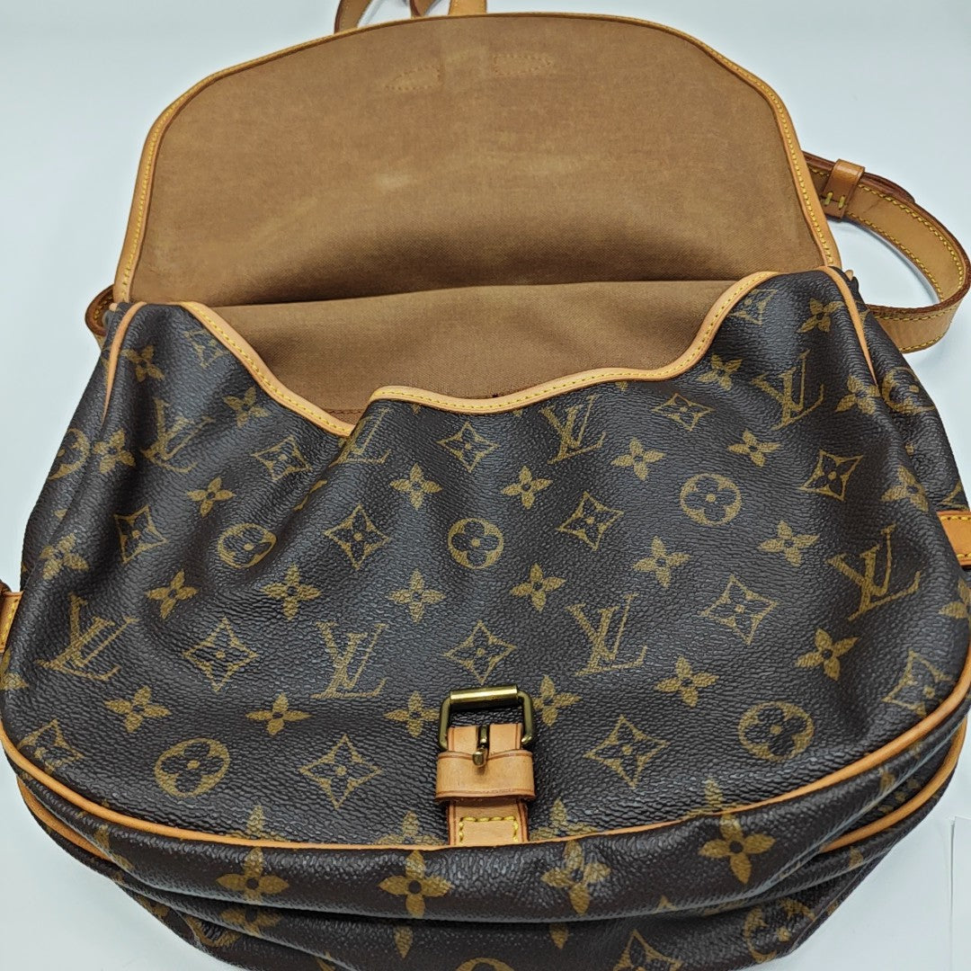 MARNE Monogram Coated Canvas Brown
