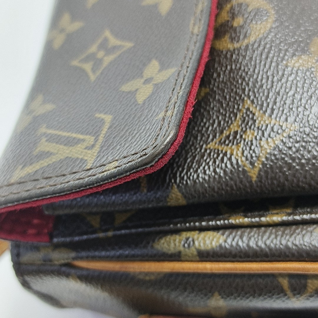 VIVA CITE Monogram Coated Canvas Brown