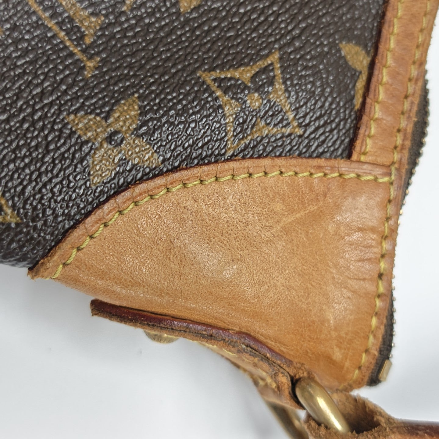 ODEON Monogram Coated Canvas Brown