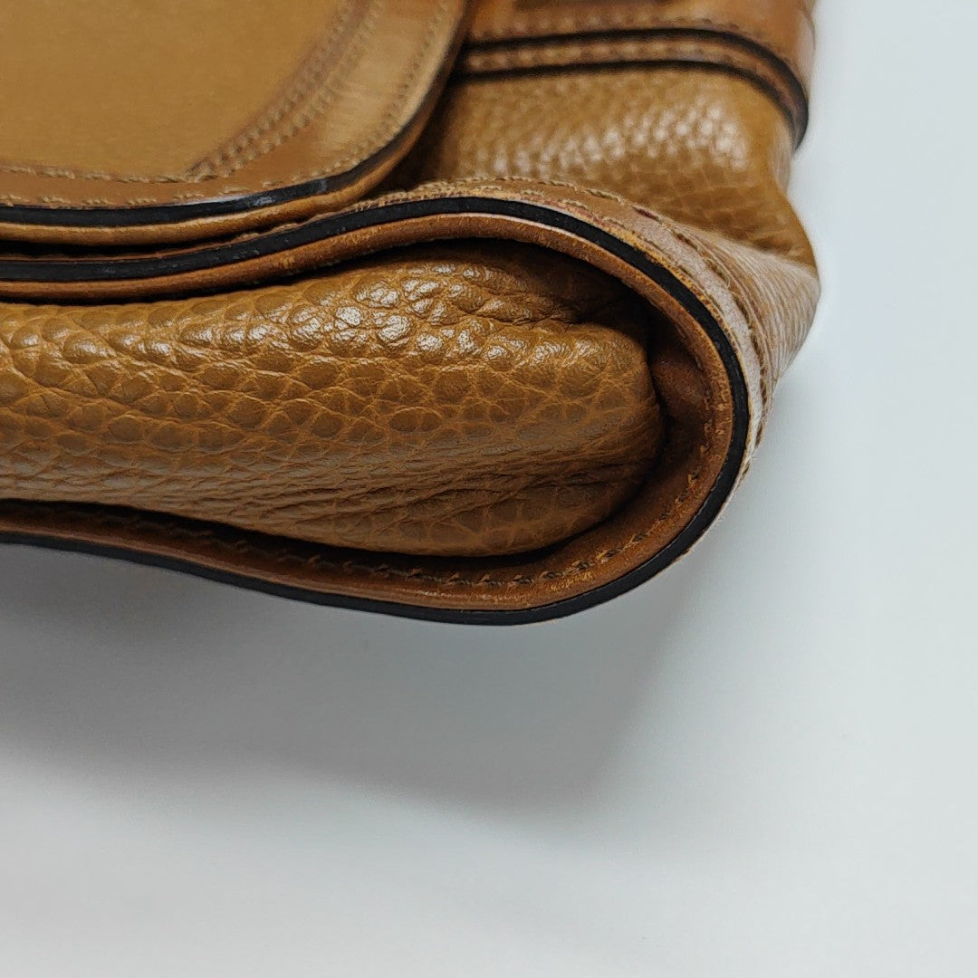 Calfskin Shoulder Bag Brown