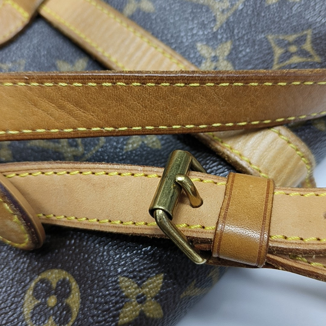 SAUMUR Monogram Coated Canvas Brown