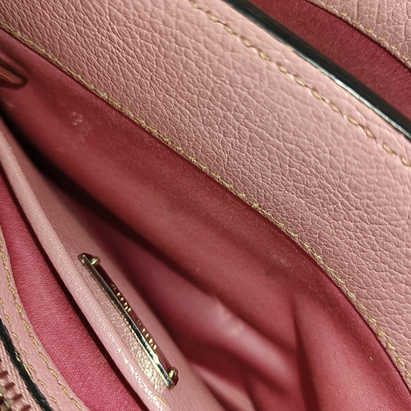 Calfskin Shoulder Bag Pink