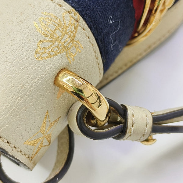 Sylvie Mini Calfskin White