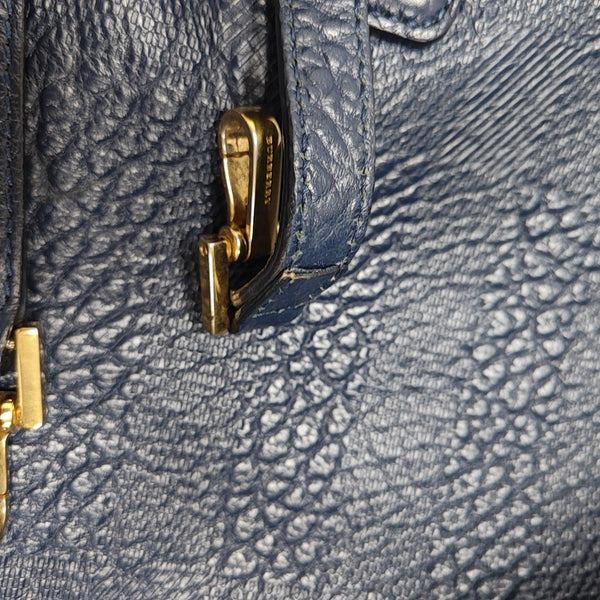 Dewsbury Mini Leather Blue