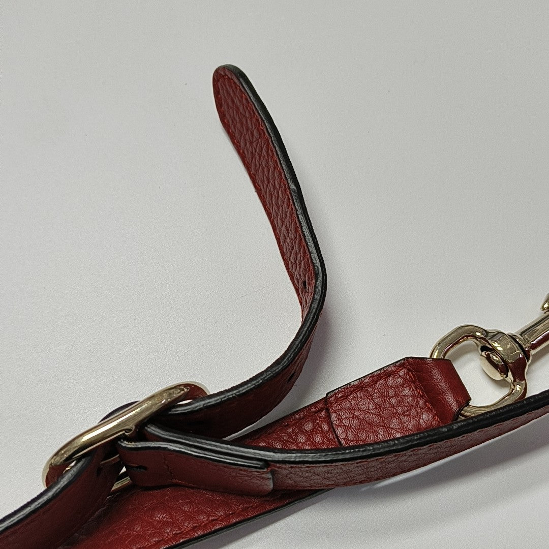 Bamboo 1947 Medium Calfskin Red