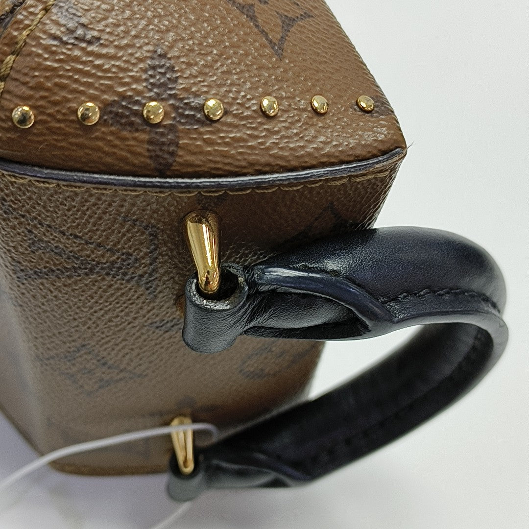 CAMERA BOX Monogram Coated Canvas Brown