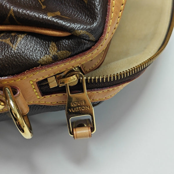 RETIRO NM Monogram Coated Canvas Brown