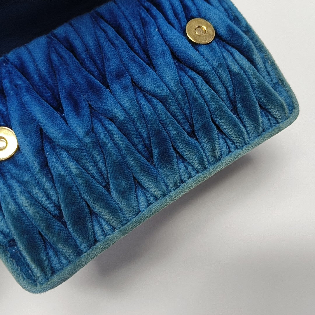 My Miu Mini Velvet Blue