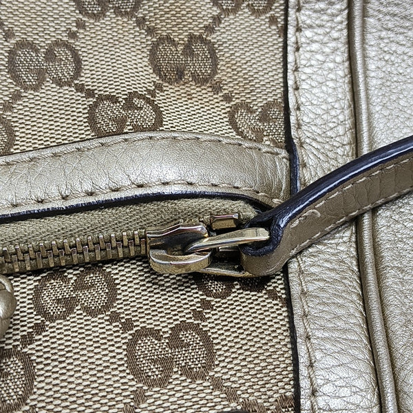 Monogram Canvas Tote Bag Beige
