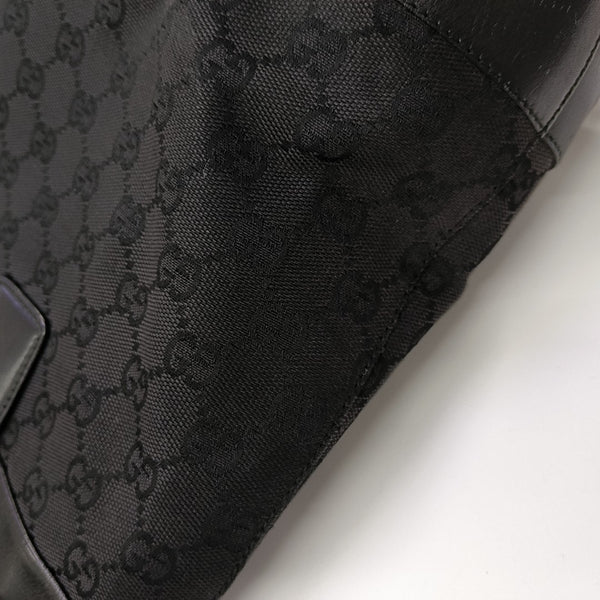 Monogram Canvas Tote Bag Black