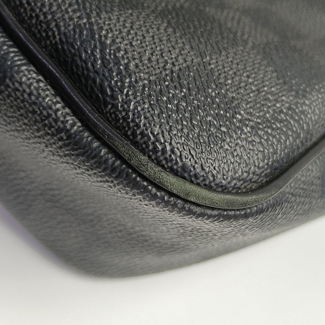 DANIEL Damier Graphite Coated Canvas Gray