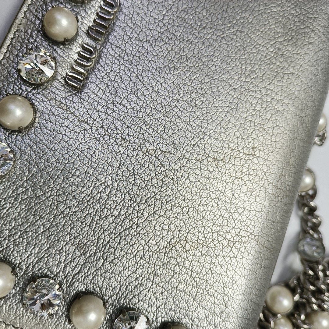 Glacé Calf Calfskin Silver