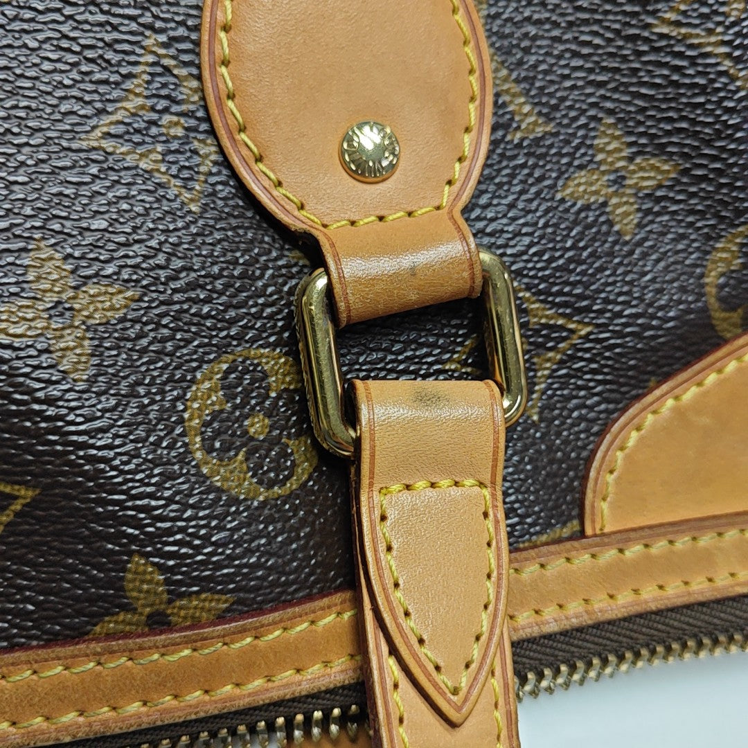PALERMO PM Monogram Coated Canvas Brown