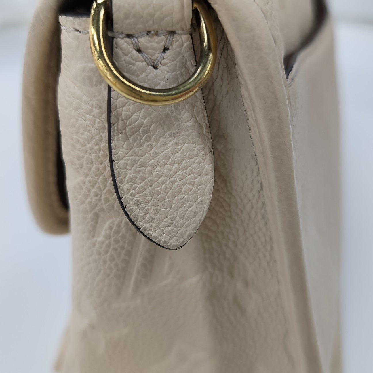 DIANE Monogram Calfskin Beige