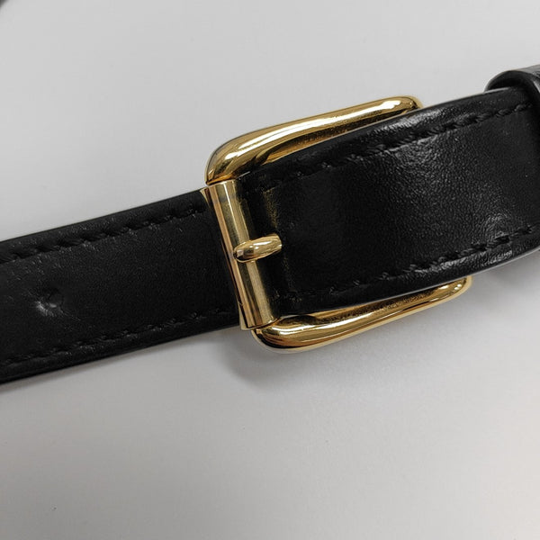 Calfskin Shoulder Bag Black