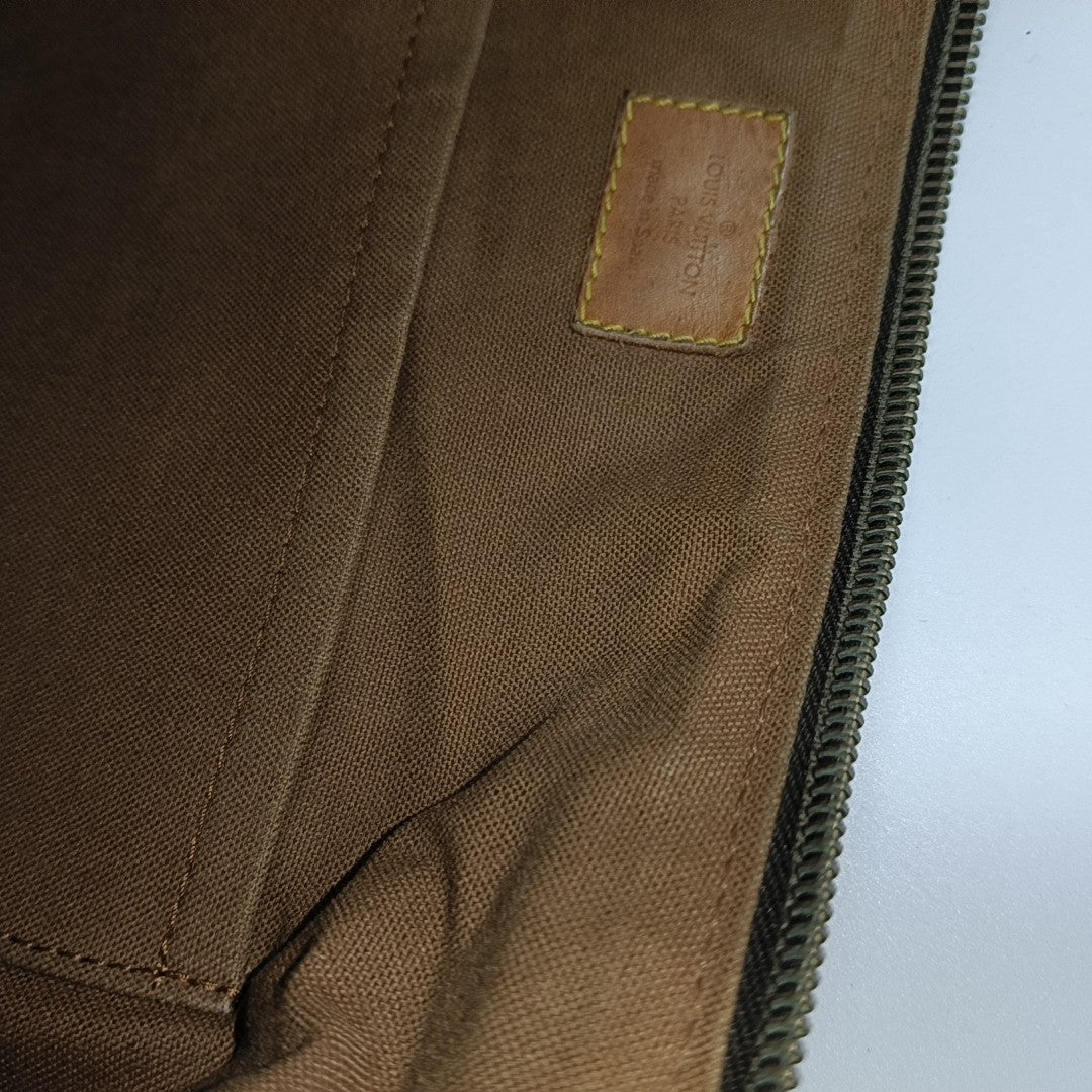 TULUM GM Monogram Coated Canvas Brown