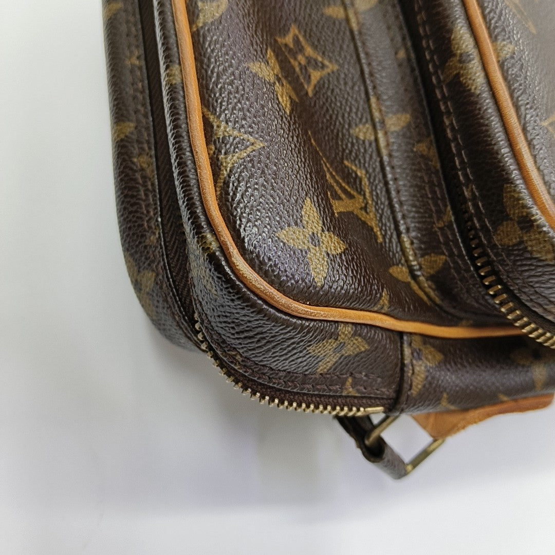 AMAZON Monogram Coated Canvas Brown