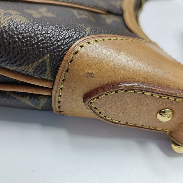 GALLIERA Monogram Coated Canvas Brown