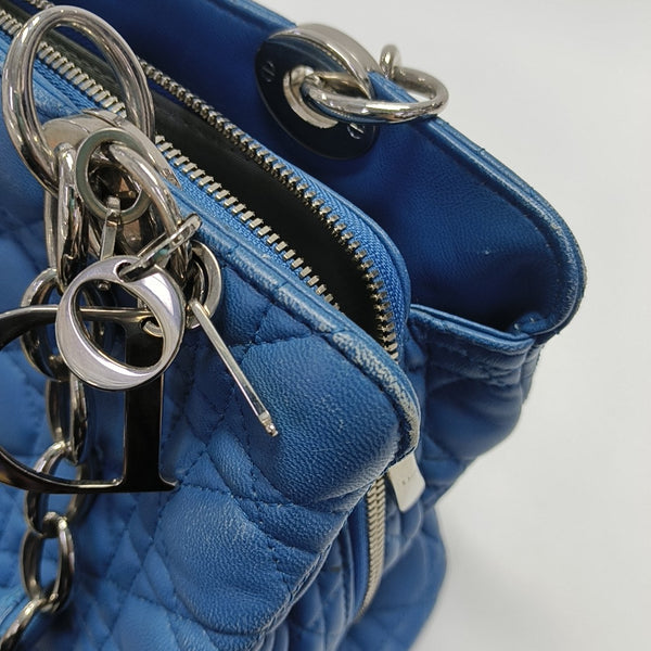 Dior Soft Cannage Calfskin Blue