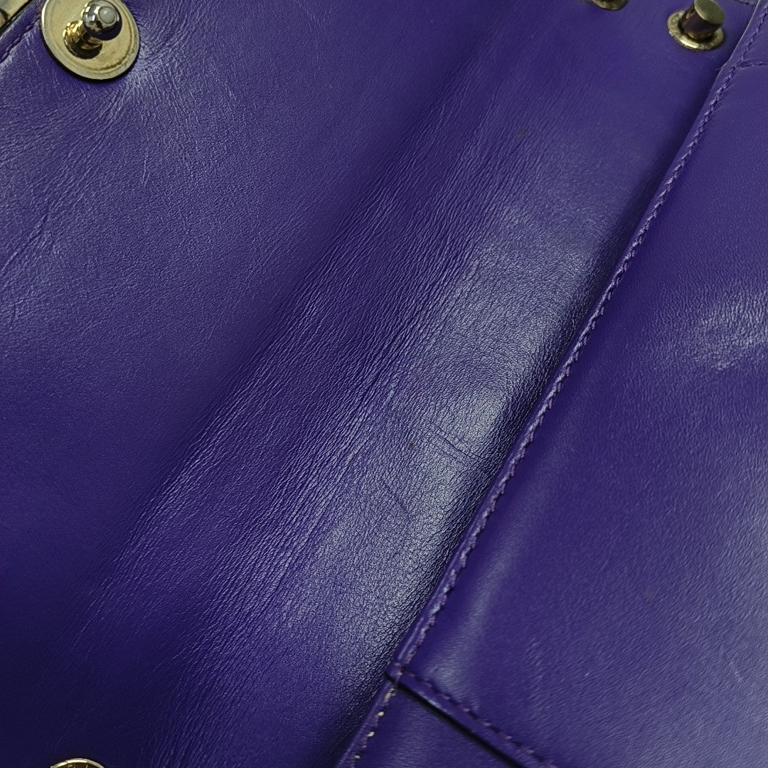 SERPENTI FOREVER Medium Calfskin Purple