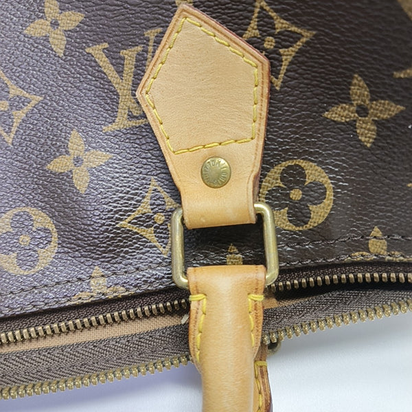 SPEEDY 30 Monogram Coated Canvas Brown
