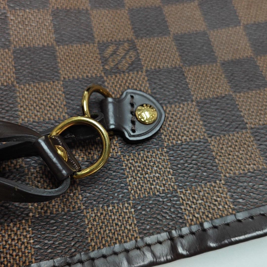 NEVERFULL MM Damier Ebene Coated Canvas Brown