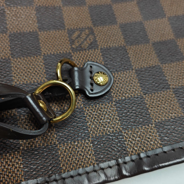 NEVERFULL MM Damier Ebene Coated Canvas Brown